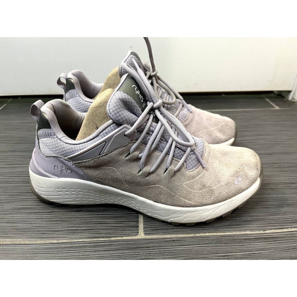 Ryka Kali Lilac Purple Suede Walking Sneakers Size 8 (EU 38)